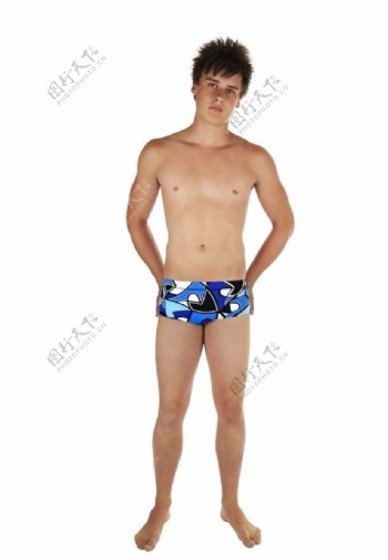 内衣男模特泳裤图片