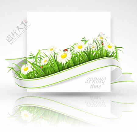 春夏自然卡片图片