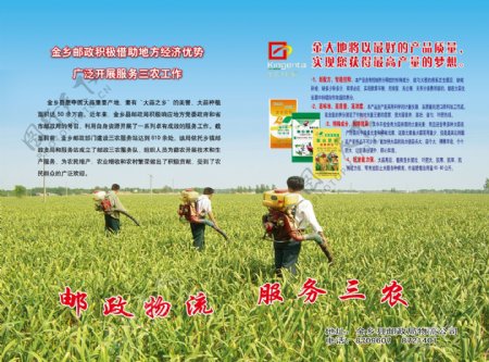 三农服务站宣传单图片