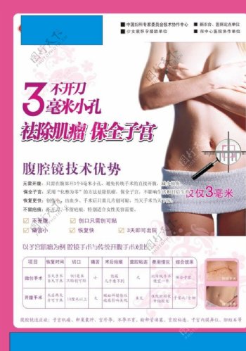 子宫肌瘤广告图片