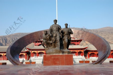 界石铺红军长征纪念馆主雕塑