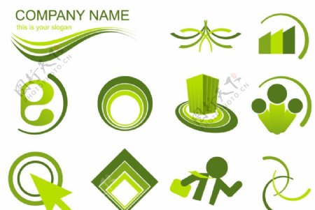 绿色公司logo
