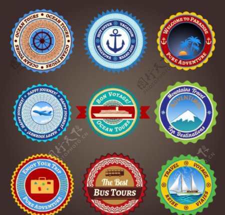 航海旅游标签