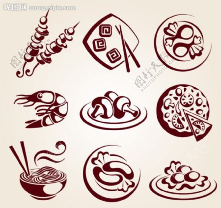 西餐厅logo图标