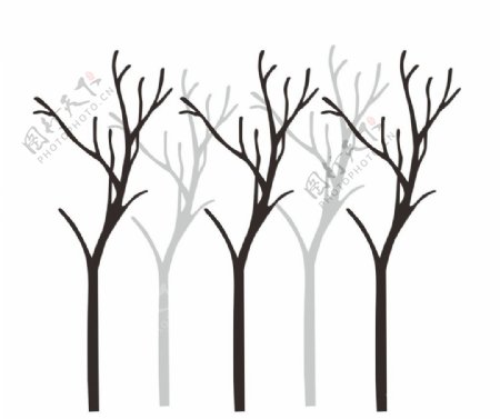 树枝矢量图