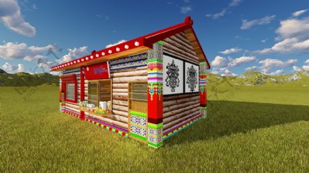 藏式木房屋