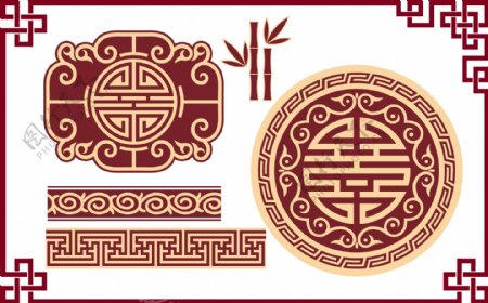 中式古典花纹免费下载