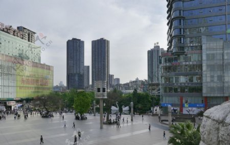 观音桥商圈广场