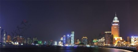 上海浦江两岸夜景