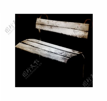 木板休闲座椅元素