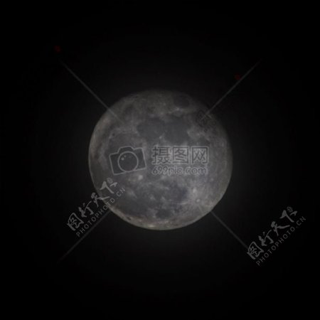 天文望远镜下的月球