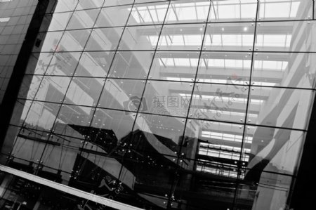 玻璃建筑窗黑色金刚石丹麦哥本哈根