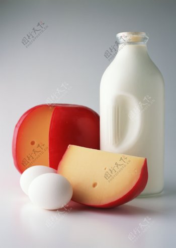 牛奶鸡蛋苹果图片