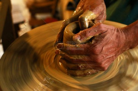 手纺纱车间手工制作陶瓷陶器粘土皇室成员自由图像