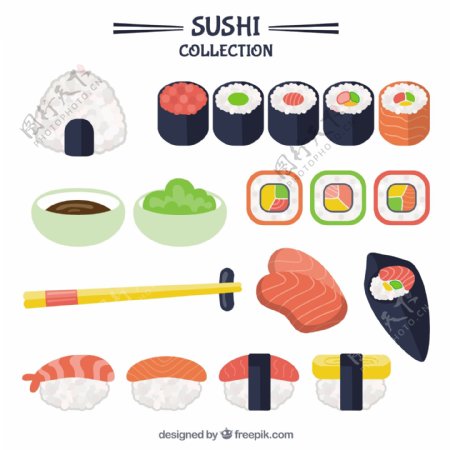 美味的寿司图标图片