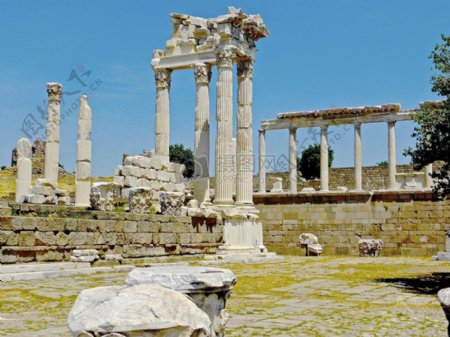 古代文明的遗产废墟