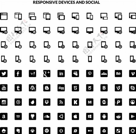 UI网页界面元素图标