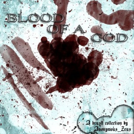 血滴血痕Photoshop笔刷素材