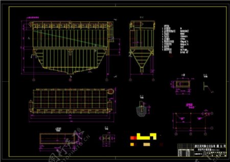 除塵器機械圖紙