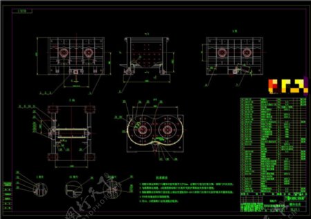 攪拌機(jī)圖紙機(jī)械圖紙