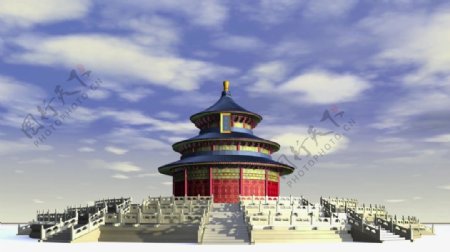 中国天坛建筑视频