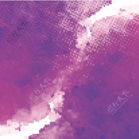 水彩背景紫色纹理