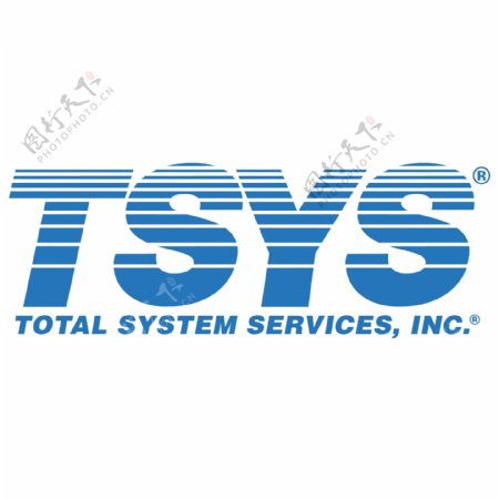 TSYS蓝色logo设计