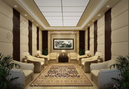 中式会客厅室内设计效