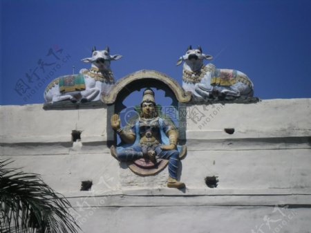 印度印度教神雕像图圣灵性宗教亚洲庙相信