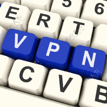 VPN虚拟专用网络或远程键显示