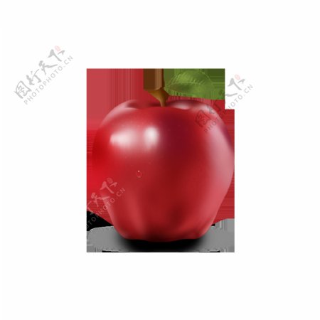 矢量红色苹果元素