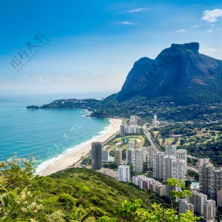 美丽海滨城市风景图片