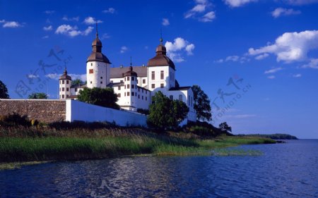 复古欧洲古堡风景图片