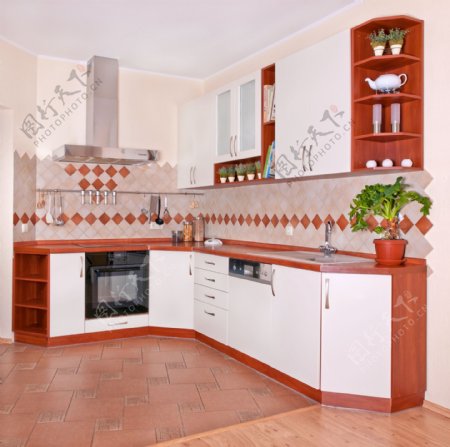 彩色系列厨房设计图片