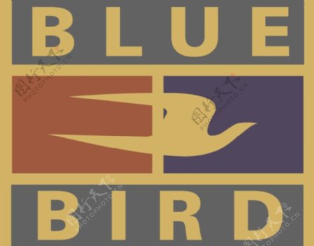 BlueBirdlogo设计欣赏青鸟标志设计欣赏