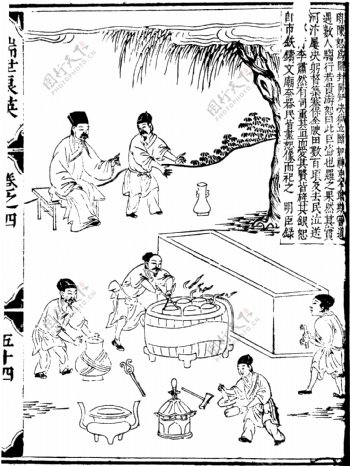 瑞世良英木刻版画中国传统文化32