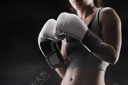 女子拳击运动员图片