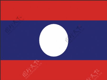 矢量老挝国旗