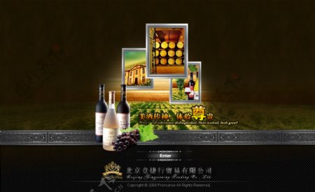红酒类网页图片