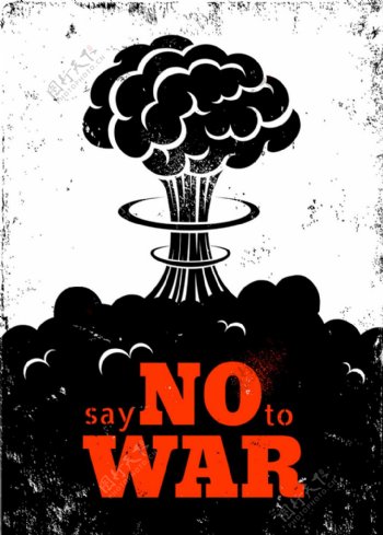 反对战争标语图片