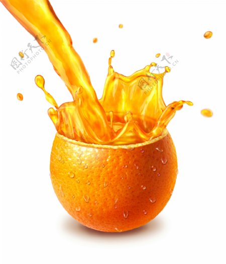 橙子内的橙汁