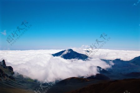 白云中山风景图片