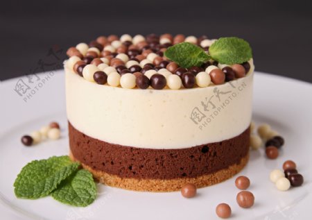 巧克力豆生日蛋糕图片