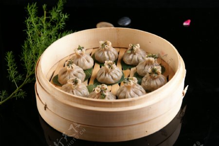 茴香蒸饺图片
