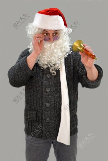 圣诞老人打扮图片