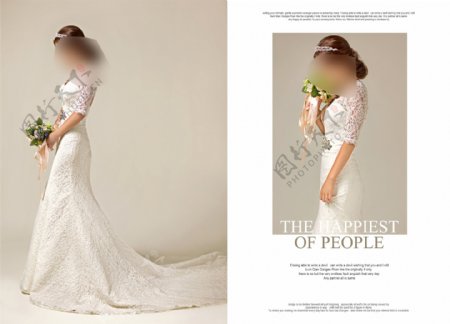 婚纱模板最幸福的人韩版相册
