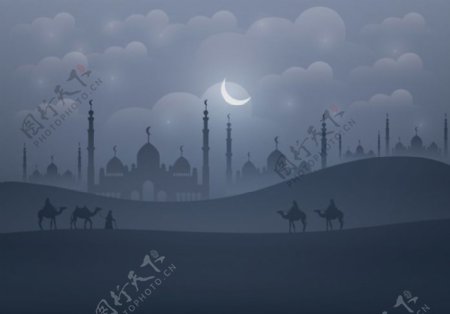 阿拉伯之夜背景