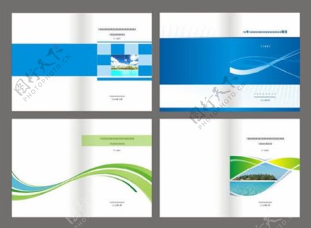 简洁企业画册封面设计模板cdr素材下载