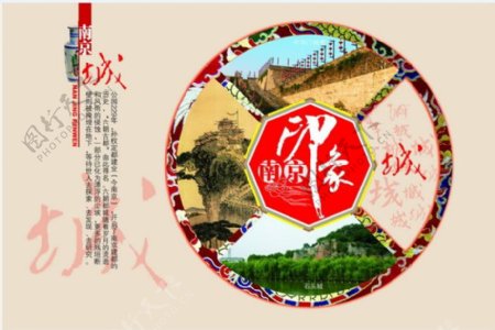南京印象旅游宣传画