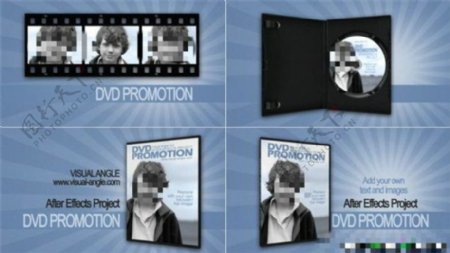 DVD展示宣传模板AE模板